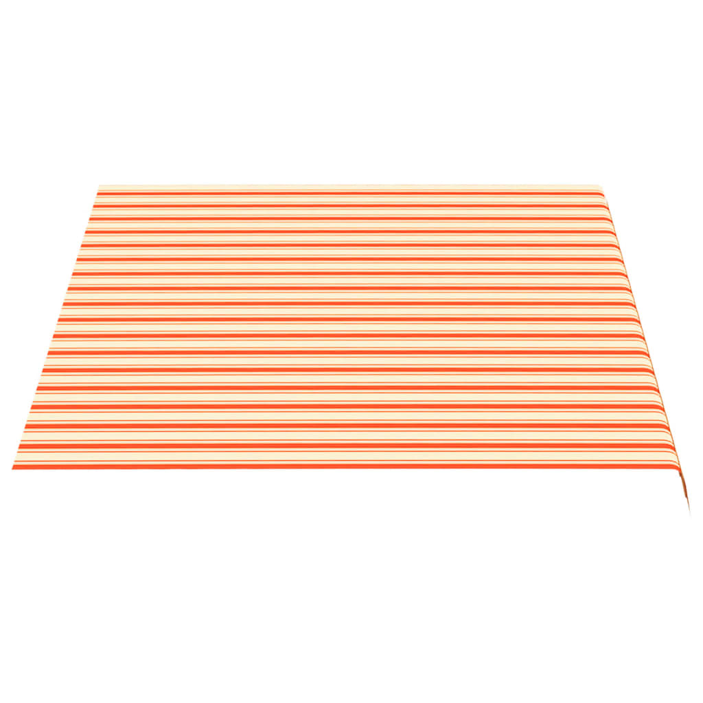 vidaXL Pânză de rezervă copertină, galben și portocaliu, 3,5x2,5 m