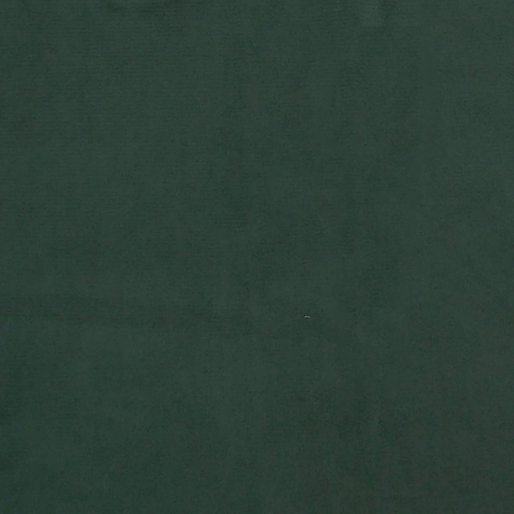 vidaXL Cadru de pat box spring, verde închis, 140x190 cm, catifea