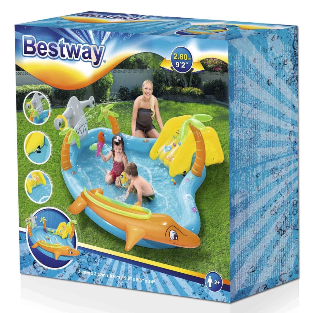 Bestway Centru de joacă acvatic „Sea Life”, 280x257x87 cm