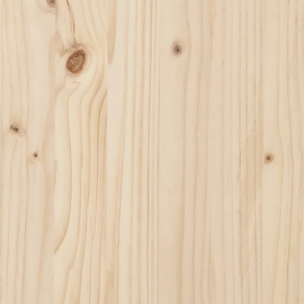 vidaXL Pat etajat de copii cu perdele, 80x200 cm, lemn masiv pin