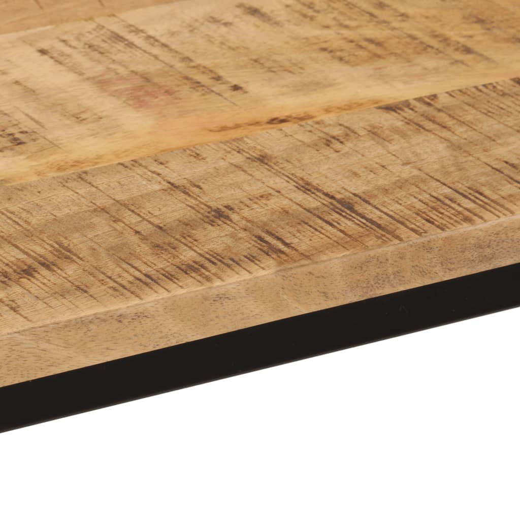 vidaXL Masă consolă, 110x30x75 cm, lemn masiv de mango nefinisat/fier