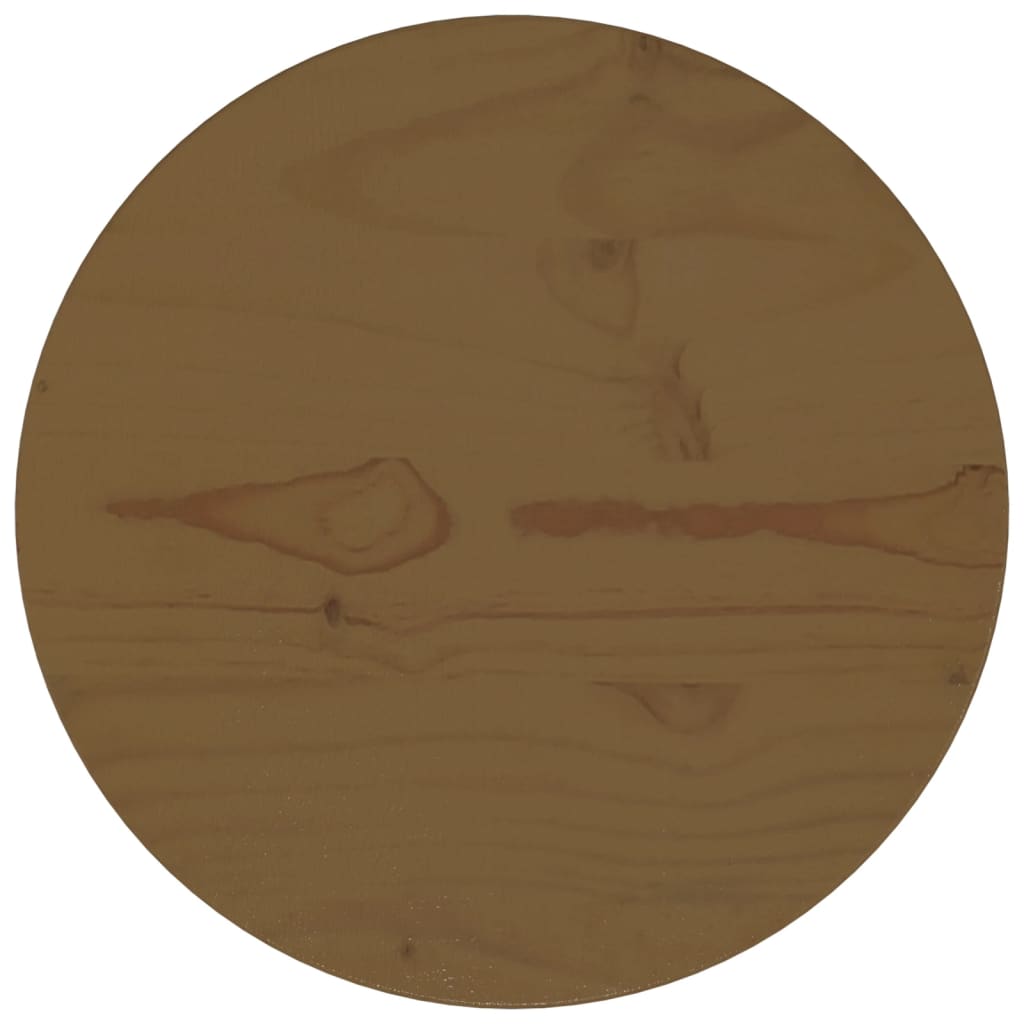 vidaXL Blat de masă, maro, Ø30x2,5 cm, lemn masiv de pin
