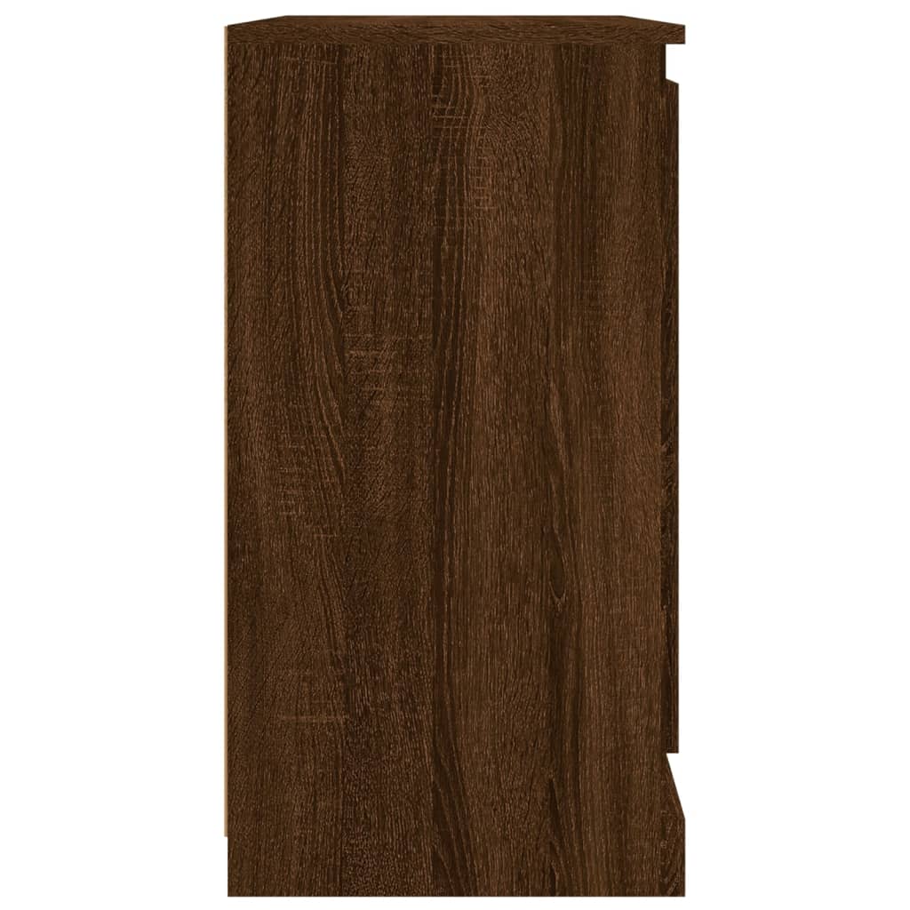 vidaXL Servantă, stejar maro, 70x35,5x67,5 cm, lemn prelucrat