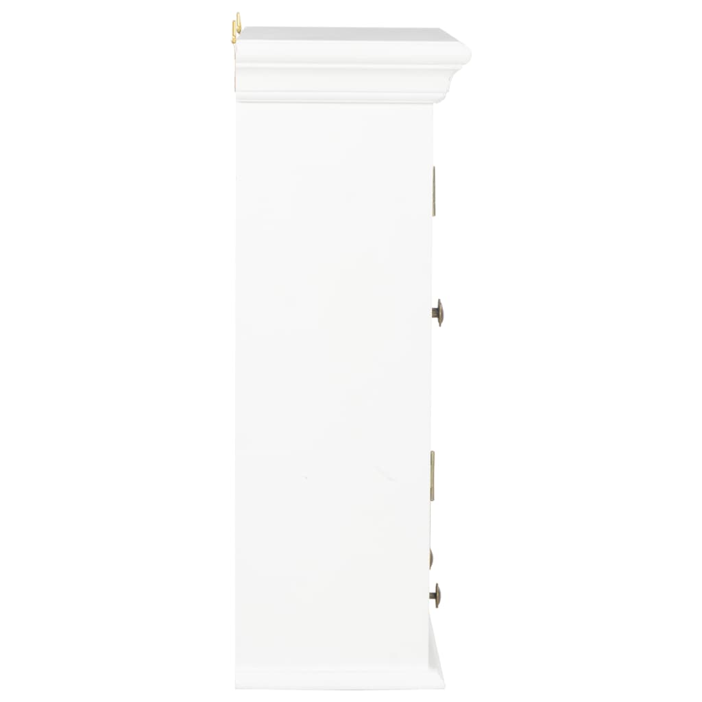 vidaXL Dulap de perete, alb, 49x22x59 cm, lemn prelucrat