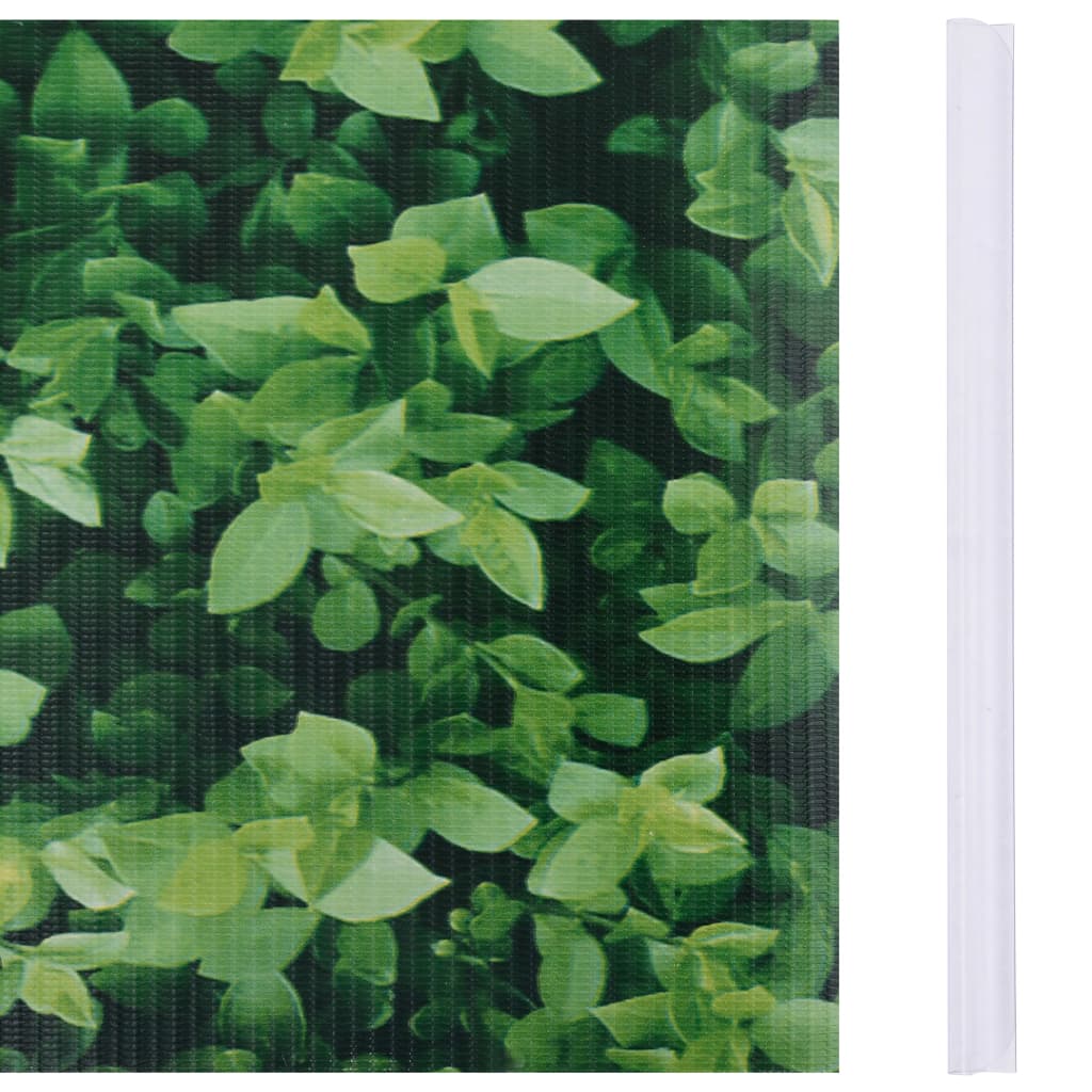 vidaXL Panou de intimitate grădină, verde, 70 x 0,19 m, PVC