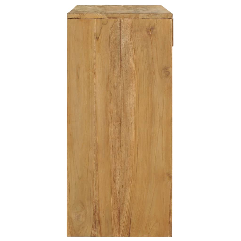 vidaXL Masă consolă, 100 x 35 x 75 cm, lemn masiv de tec