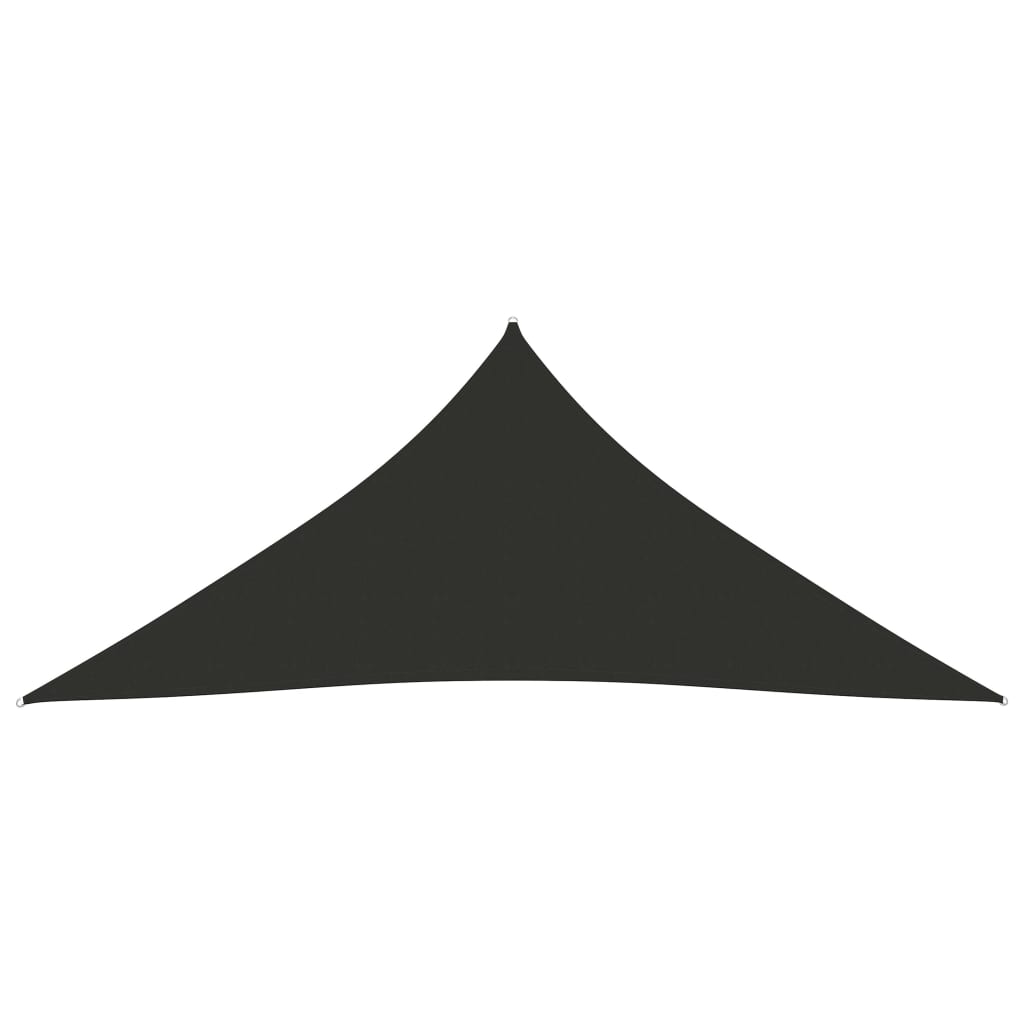 vidaXL Pânză parasolar antracit 5x7x7 m țesătură oxford triunghiular