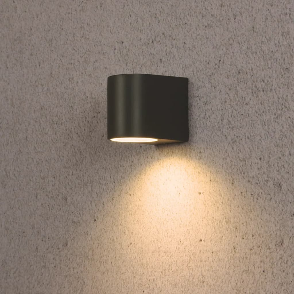 Smartwares Lampă de perete cu LED, 3 W, gri, 5000.332