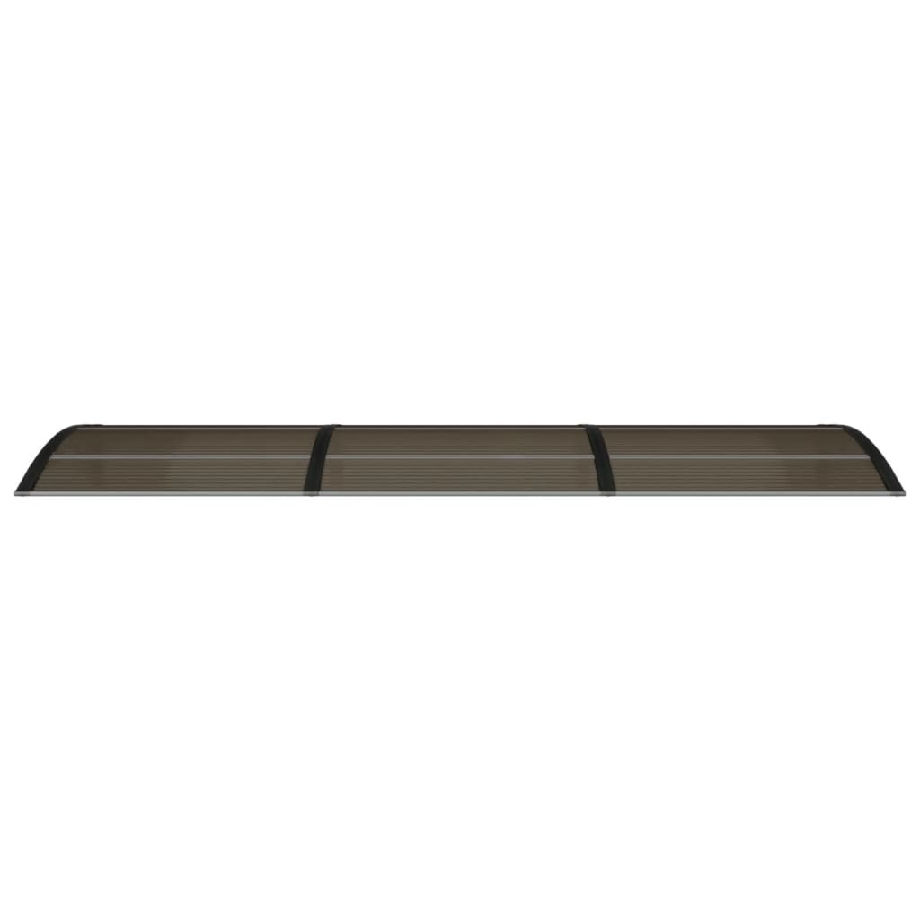 vidaXL Copertină de ușă, negru, 300x75 cm, policarbonat