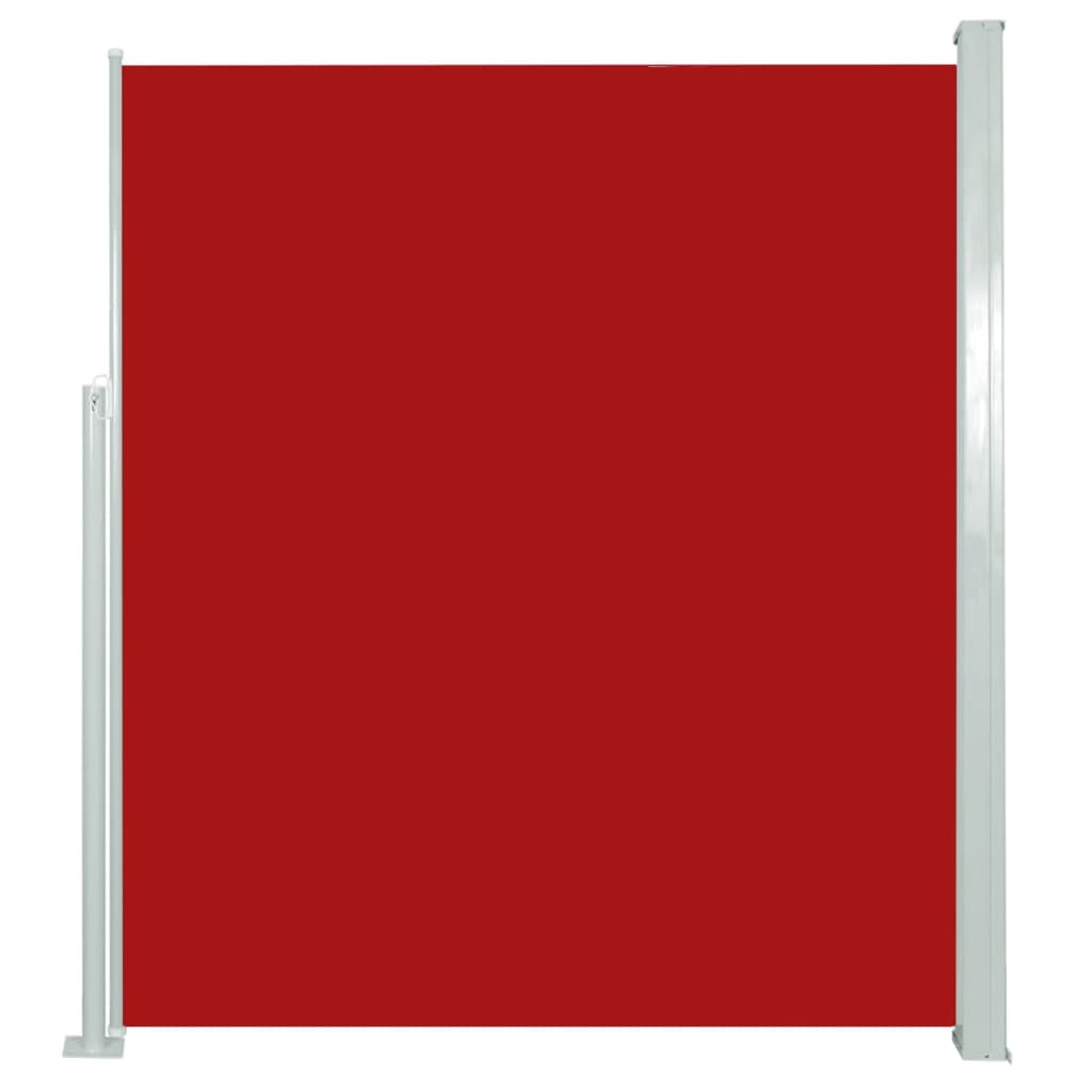 vidaXL Copertină laterală pentru terasă/curte, roșu, 180x300 cm