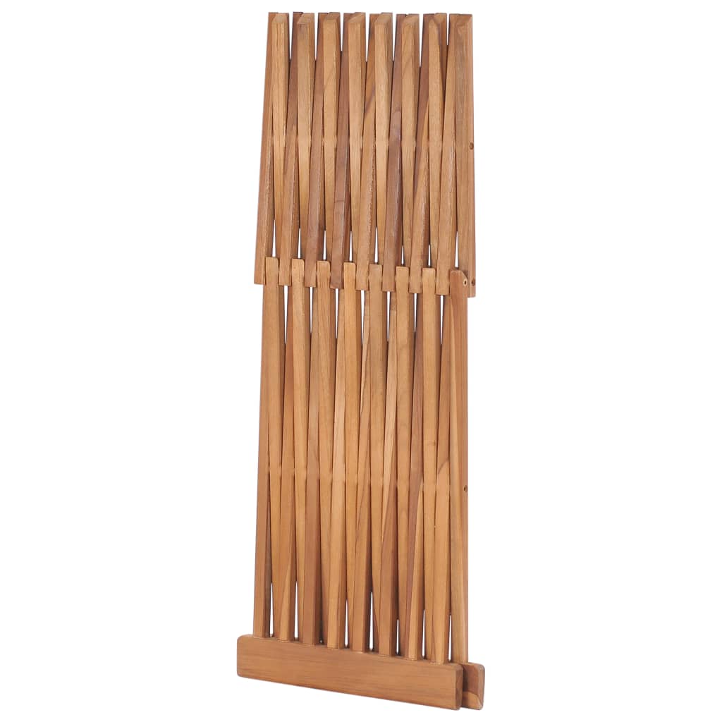 vidaXL Taburet de grădină pliabil, 40 x 32 x 45 cm, lemn masiv de tec