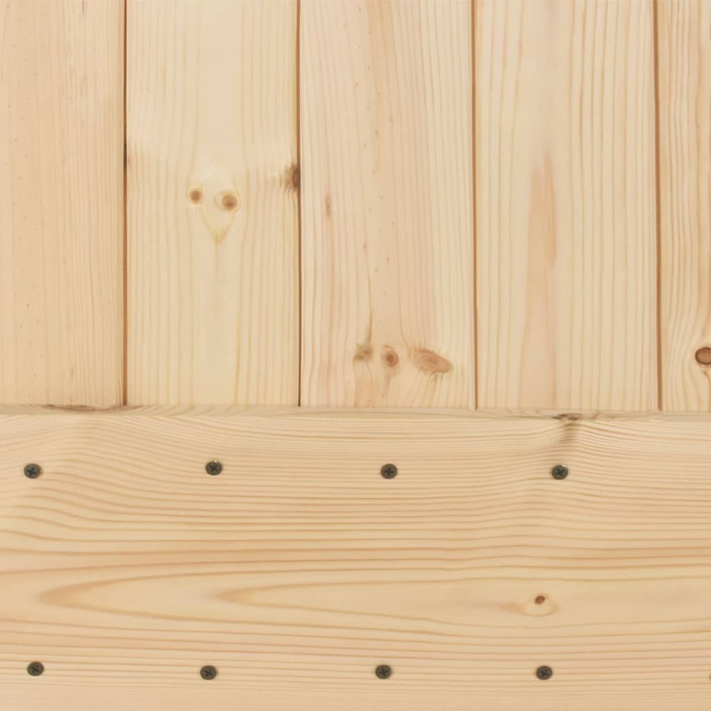 vidaXL Ușă glisantă cu set feronerie, 90x210 cm, lemn masiv de pin
