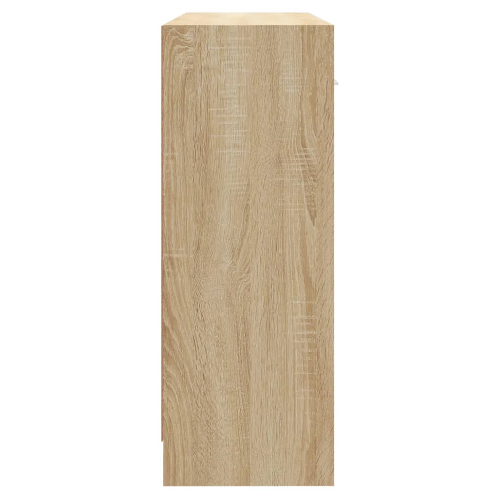 vidaXL Servantă, stejar sonoma, 91x28x75 cm, lemn prelucrat