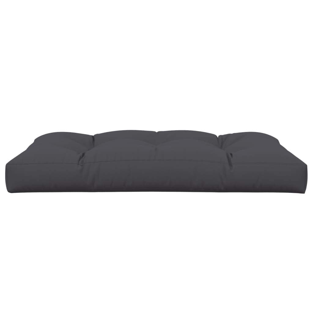 vidaXL Pernă canapea din paleți, antracit, 120 x 80 x 12 cm, textil