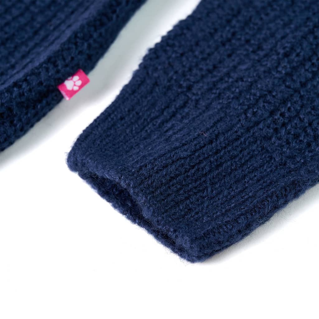 Pulover tricotat pentru copii, bleumarin, 92