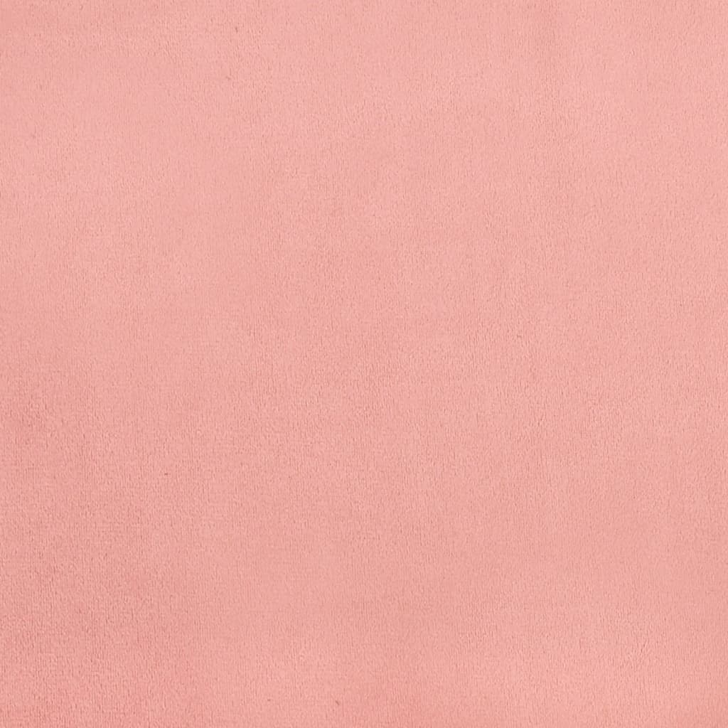 vidaXL Tăblii de pat, 4 buc, roz, 72x5x78/88 cm, catifea