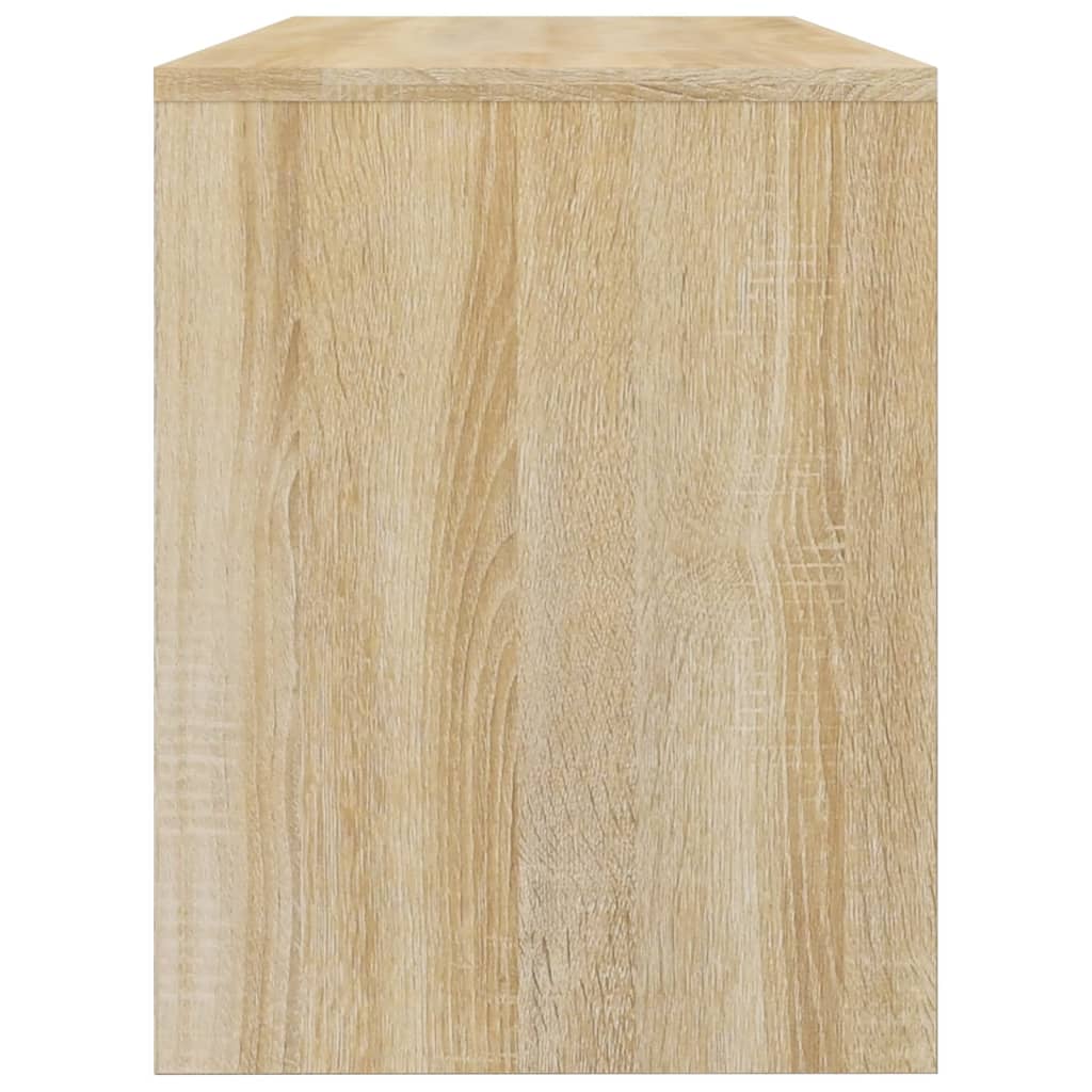 vidaXL Taburet de toaletă, stejar sonoma, 70x35x45 cm, lemn prelucrat