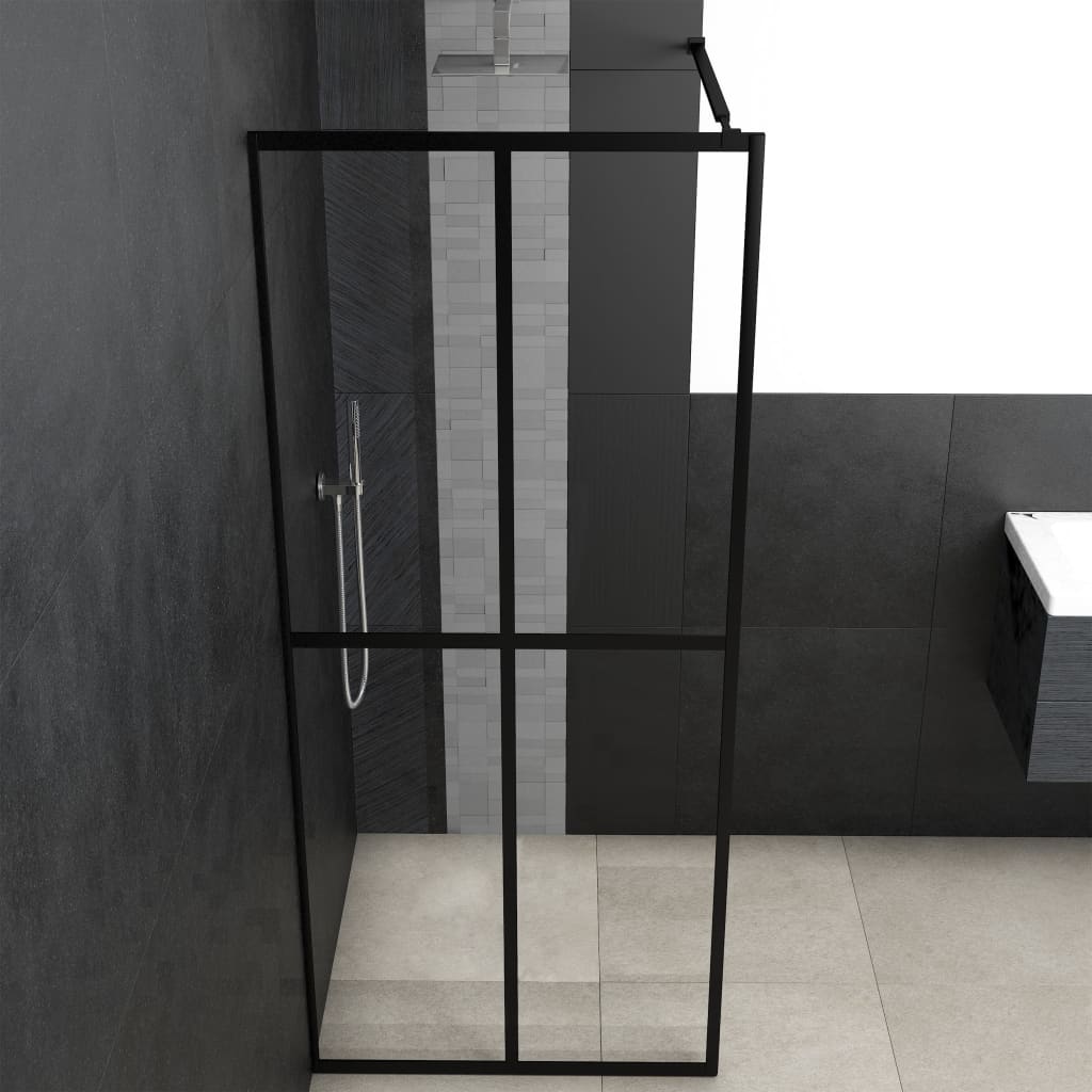 vidaXL Paravan duș walk-in, 118x190 cm, sticlă securizată transparentă