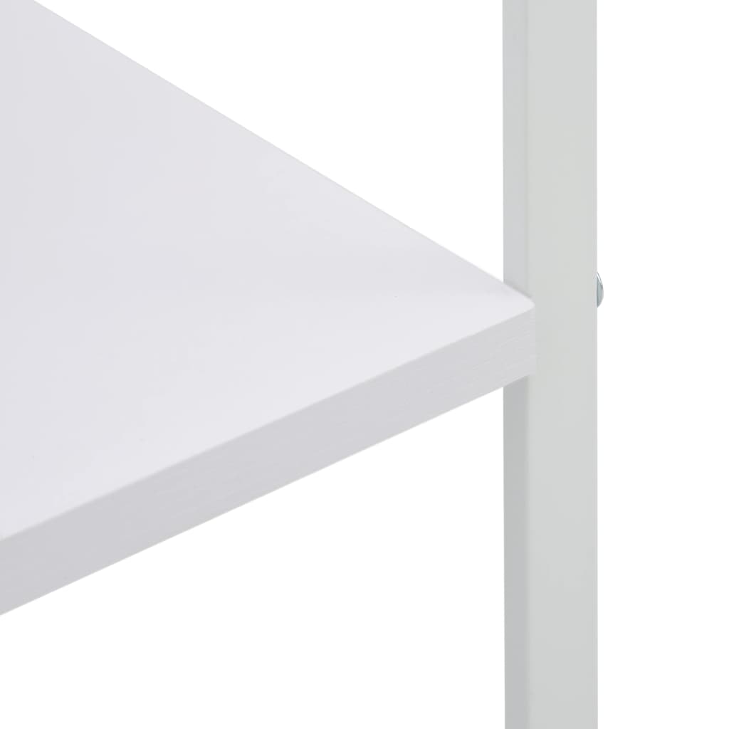 vidaXL Dulap cuptor microunde, alb, 60x39,6x123 cm, lemn prelucrat