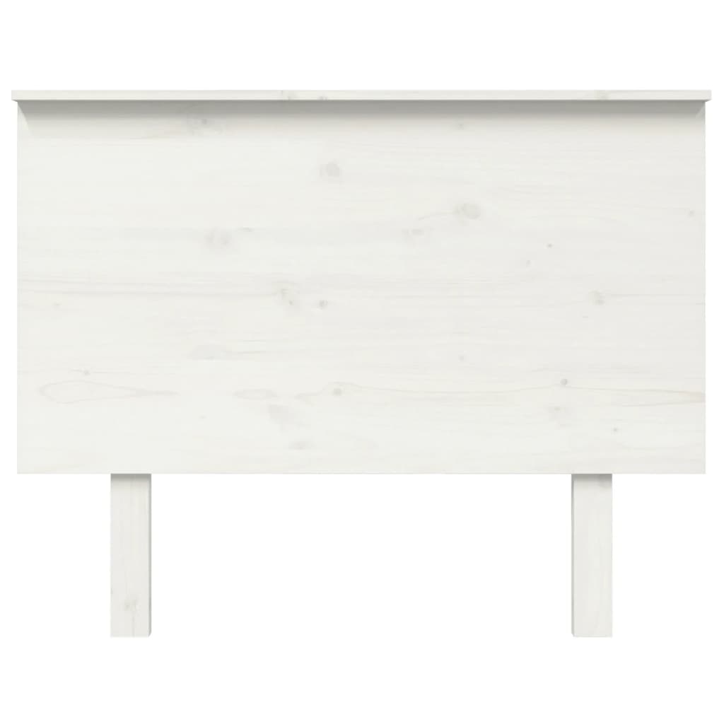 vidaXL Tăblie de pat, alb, 104x6x82,5 cm, lemn masiv de pin