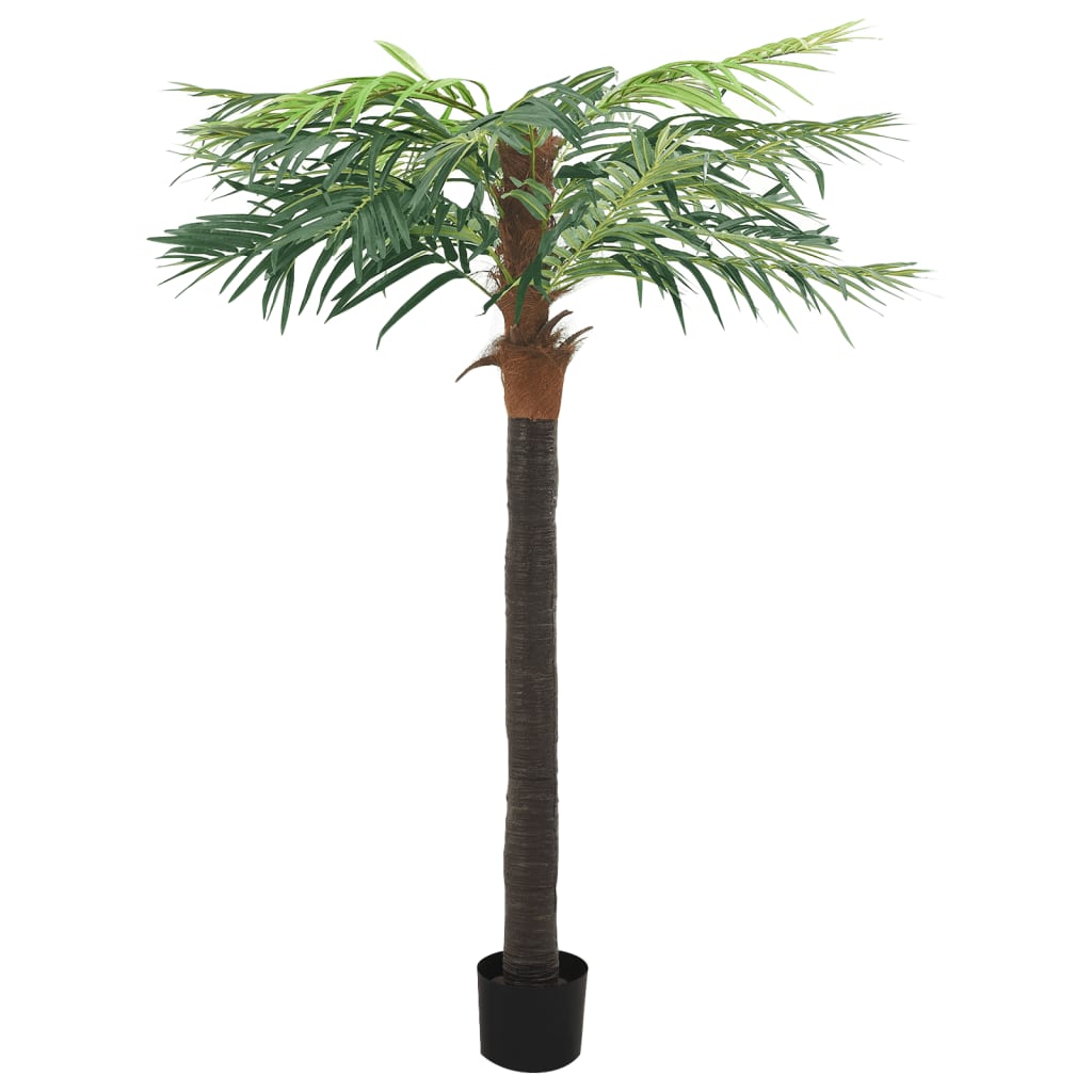 vidaXL Plantă artificială palmier phoenix cu ghiveci, verde, 215 cm