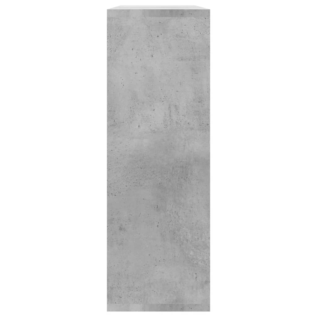 vidaXL Rafturi de perete, gri beton, 104x20x58,5 cm, PAL