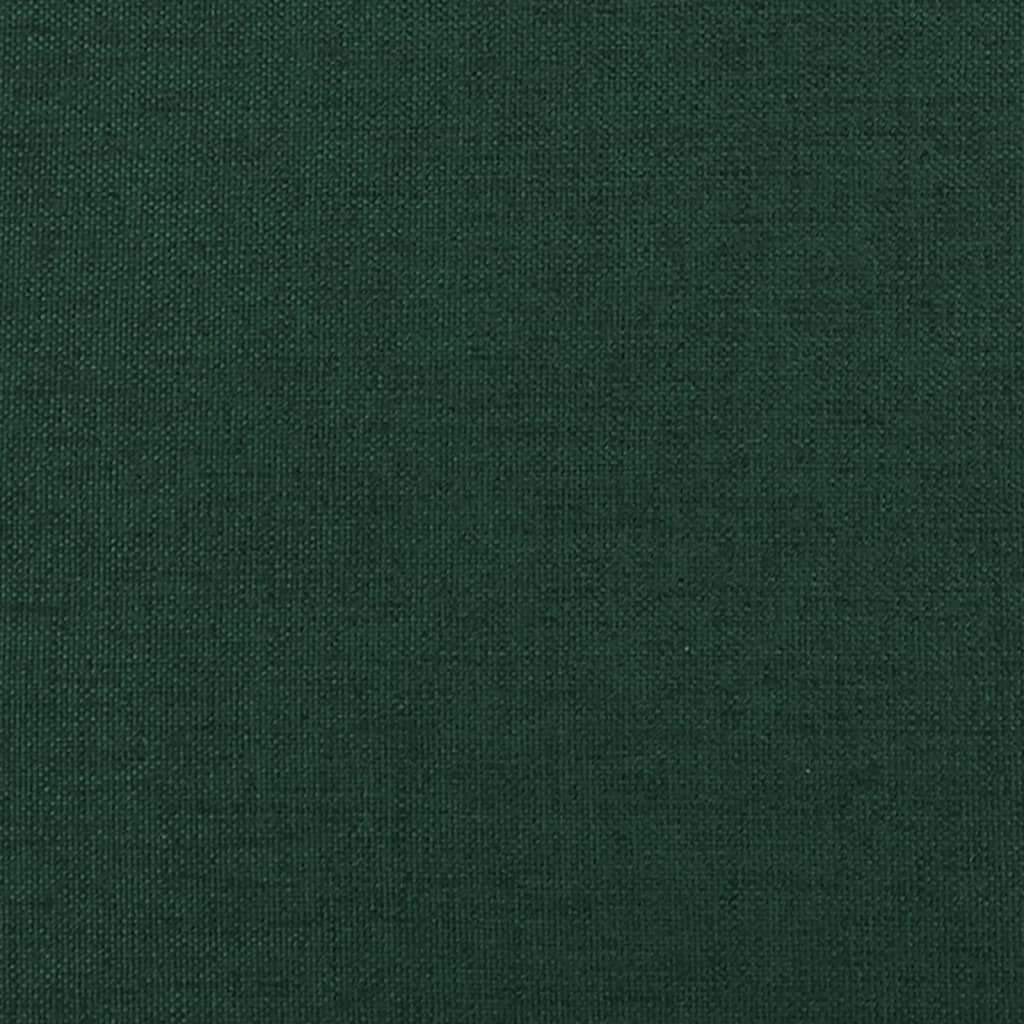 vidaXL Taburet, verde închis, 60x60x36 cm, material textil