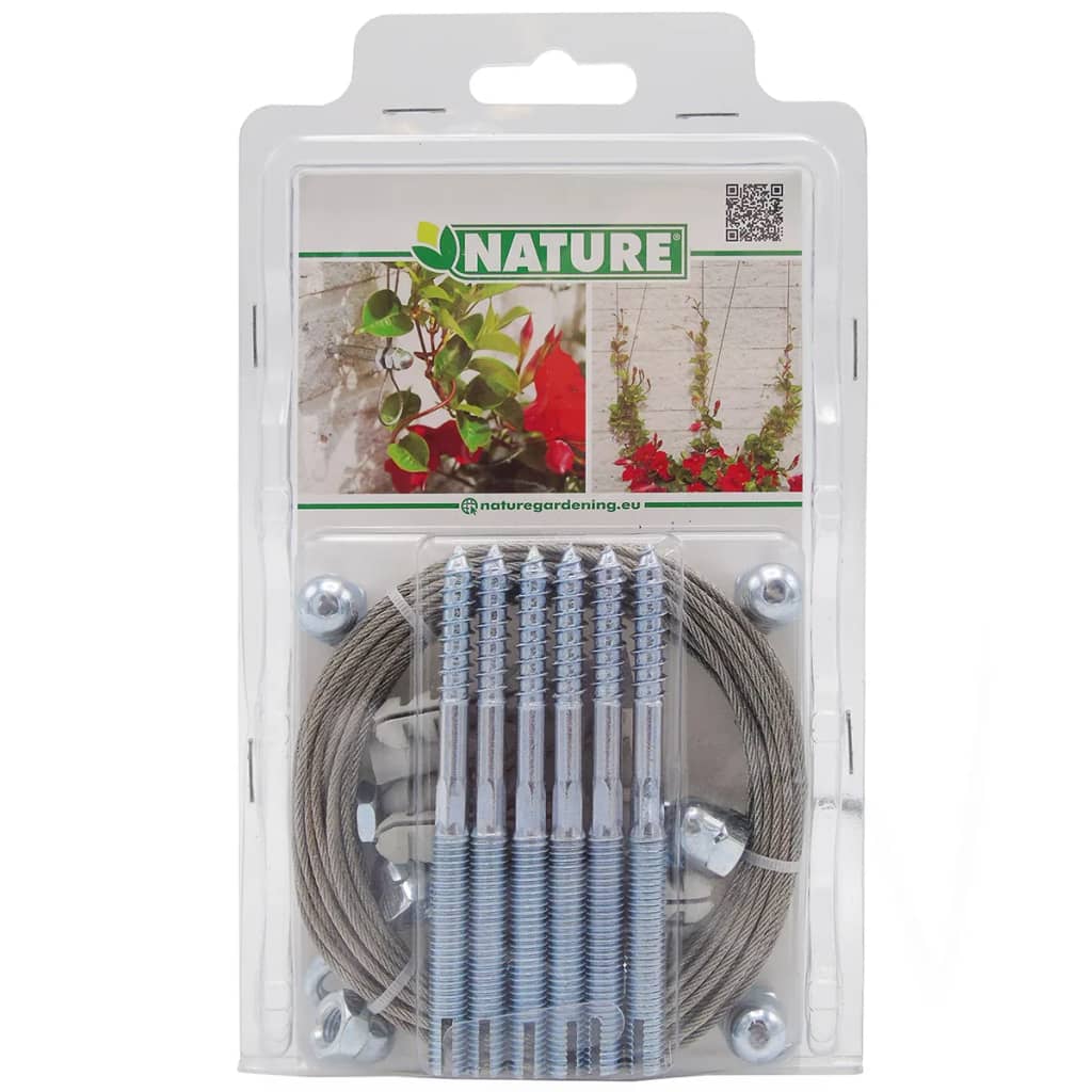 Nature Set cabluri spalier pentru plante cățărătoare, 6040760