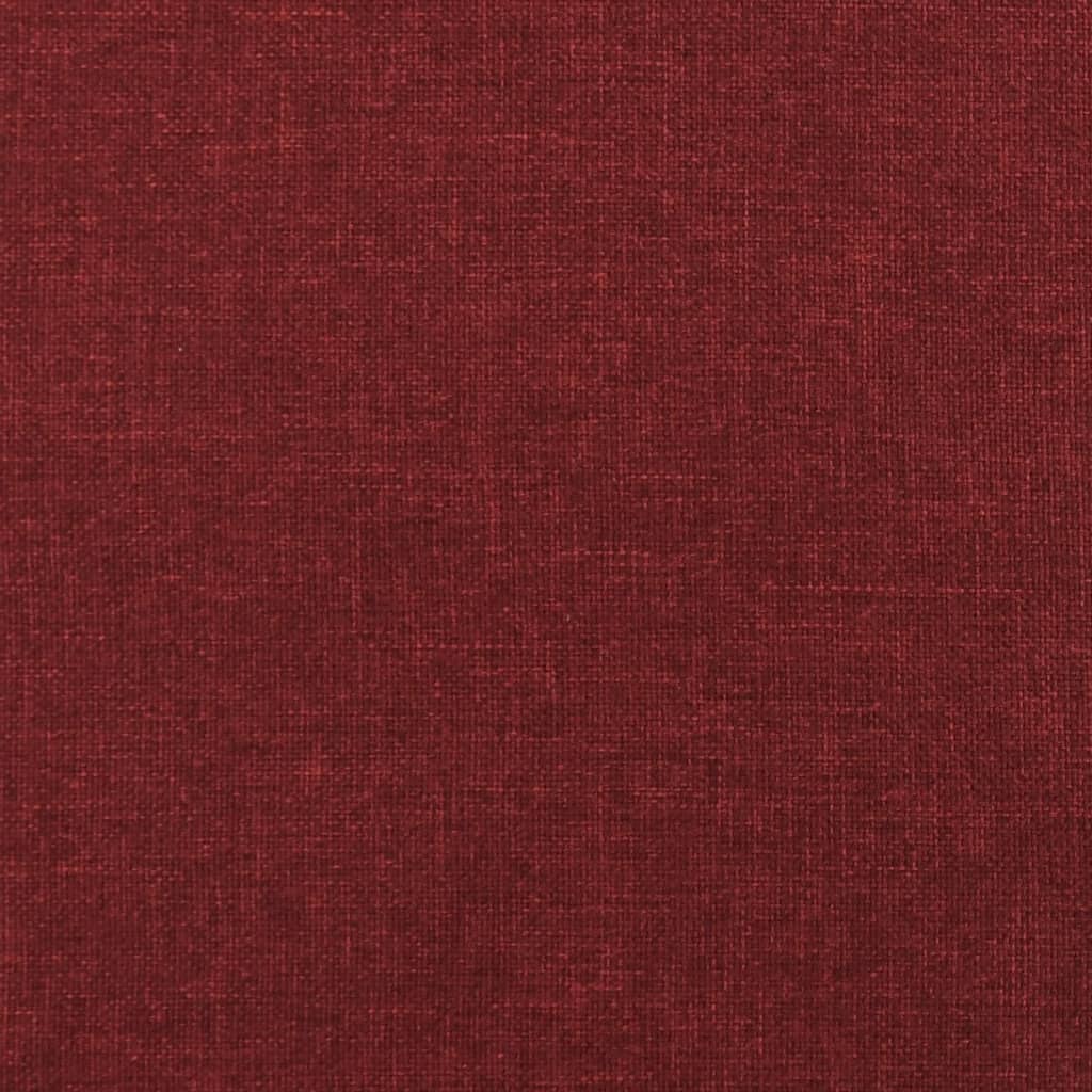 vidaXL Taburet,roșu vin,78x56x32 cm, material textil