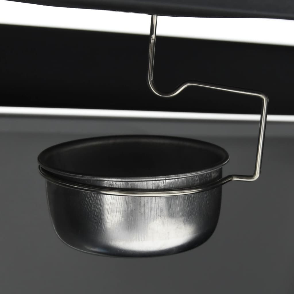 vidaXL Grătar pe gaz zonă gătit 4+1 negru & argintiu oțel