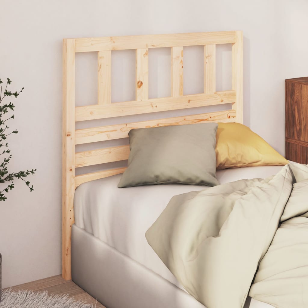 vidaXL Tăblie de pat, 96x4x100 cm, lemn masiv de pin