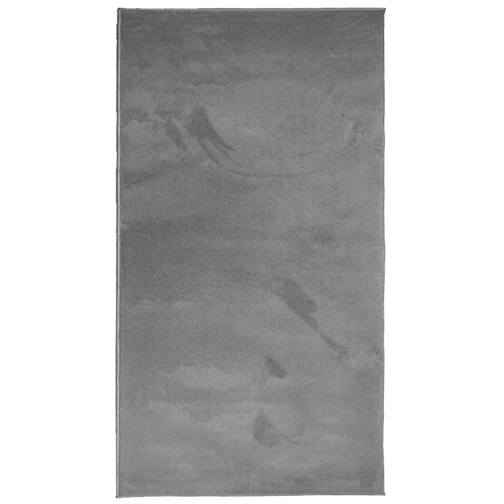 vidaXL Covor „OVIEDO”, fire scurte, antracit, 60x110 cm