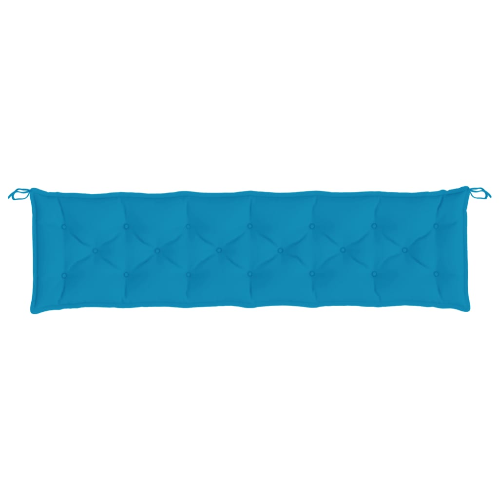 vidaXL Pernă de bancă, albastru deschis, 200x50x7 cm, material oxford