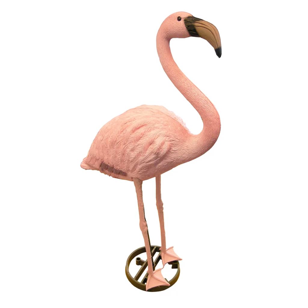 Ubbink Ornament de iaz de grădină flamingo, plastic