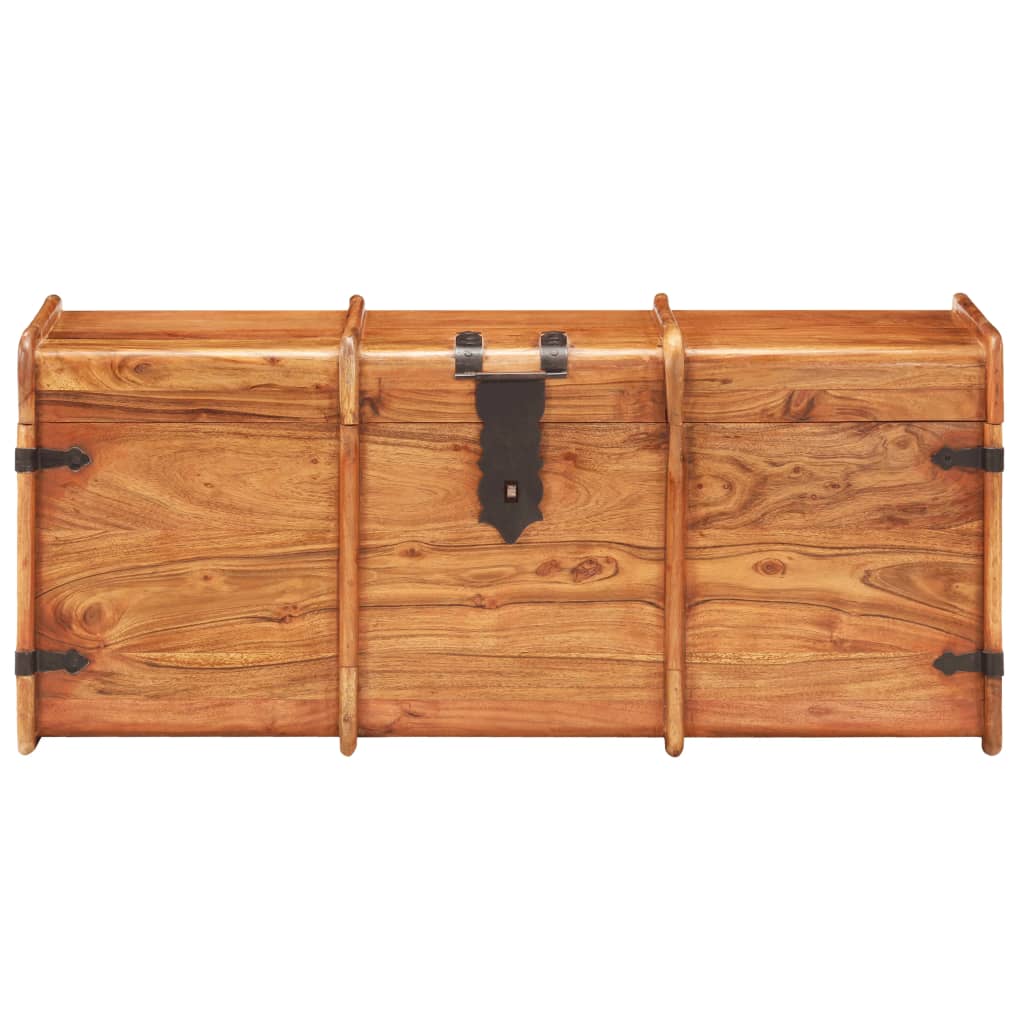 vidaXL Cufăr de depozitare, 90 x 40 x 40 cm, lemn masiv de acacia