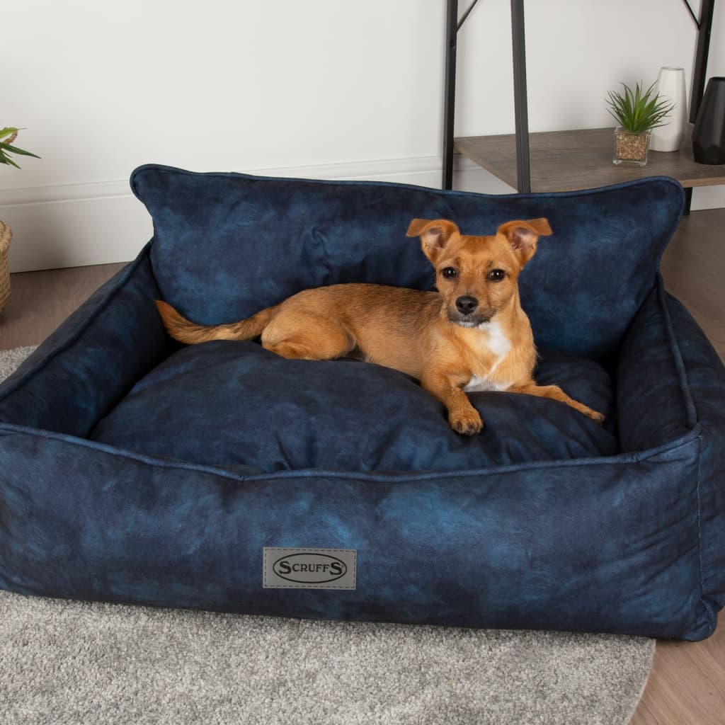 Scruffs & Tramps Pat pentru câini „Kensington”, bleumarin, 90x70 cm, L