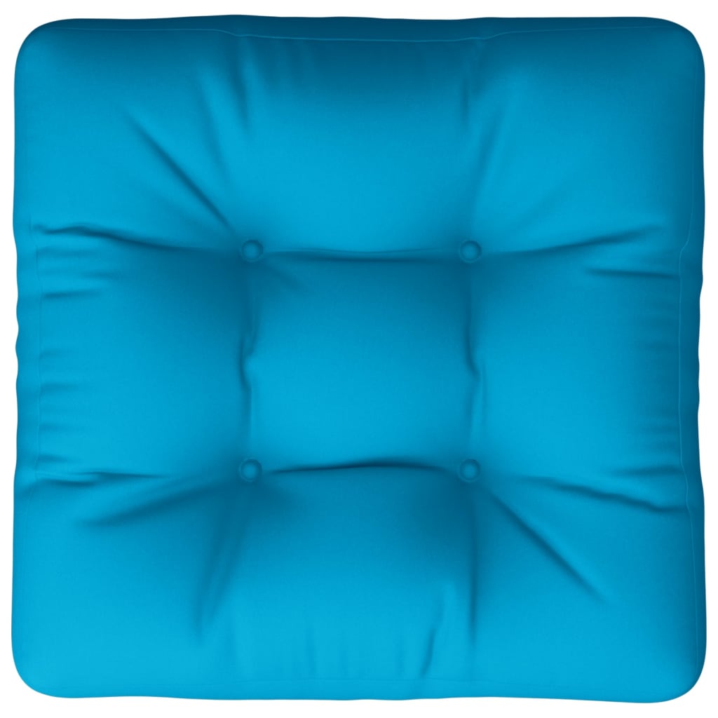 vidaXL Pernă de paleți, albastru, 58x58x10 cm, material textil
