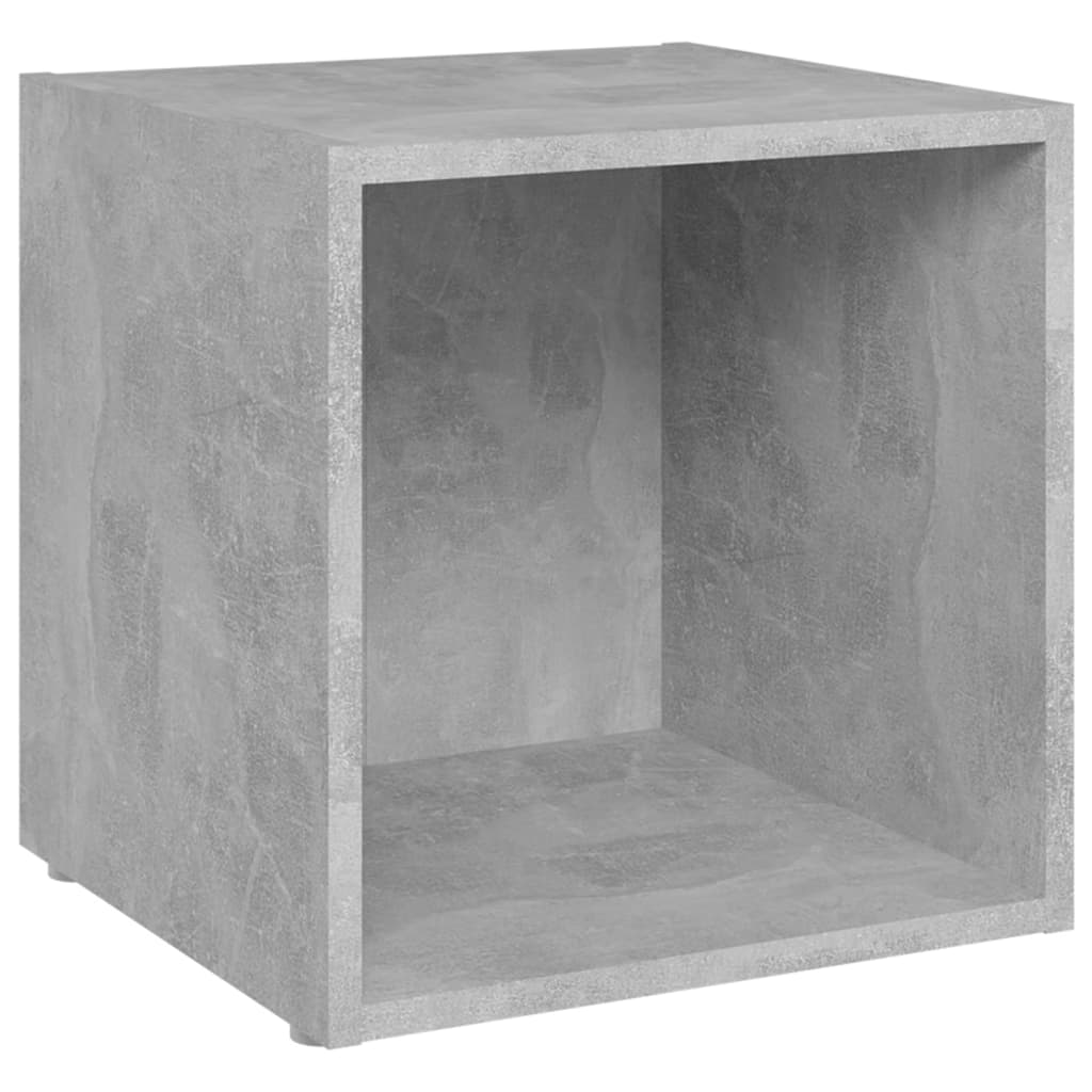 vidaXL Set de dulapuri TV, 6 piese, gri beton, lemn prelucrat