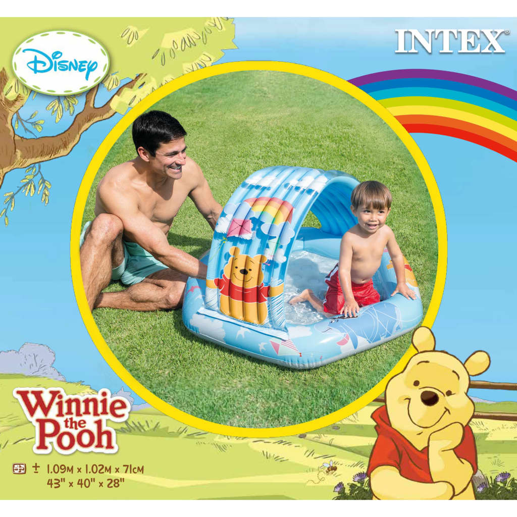 Intex Piscină pentru copii Winnie the Pooh, multicolor, 109x102x71 cm