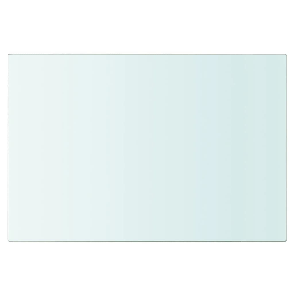 vidaXL Rafturi, 2 buc., 30 x 15 cm, panouri sticlă transparentă