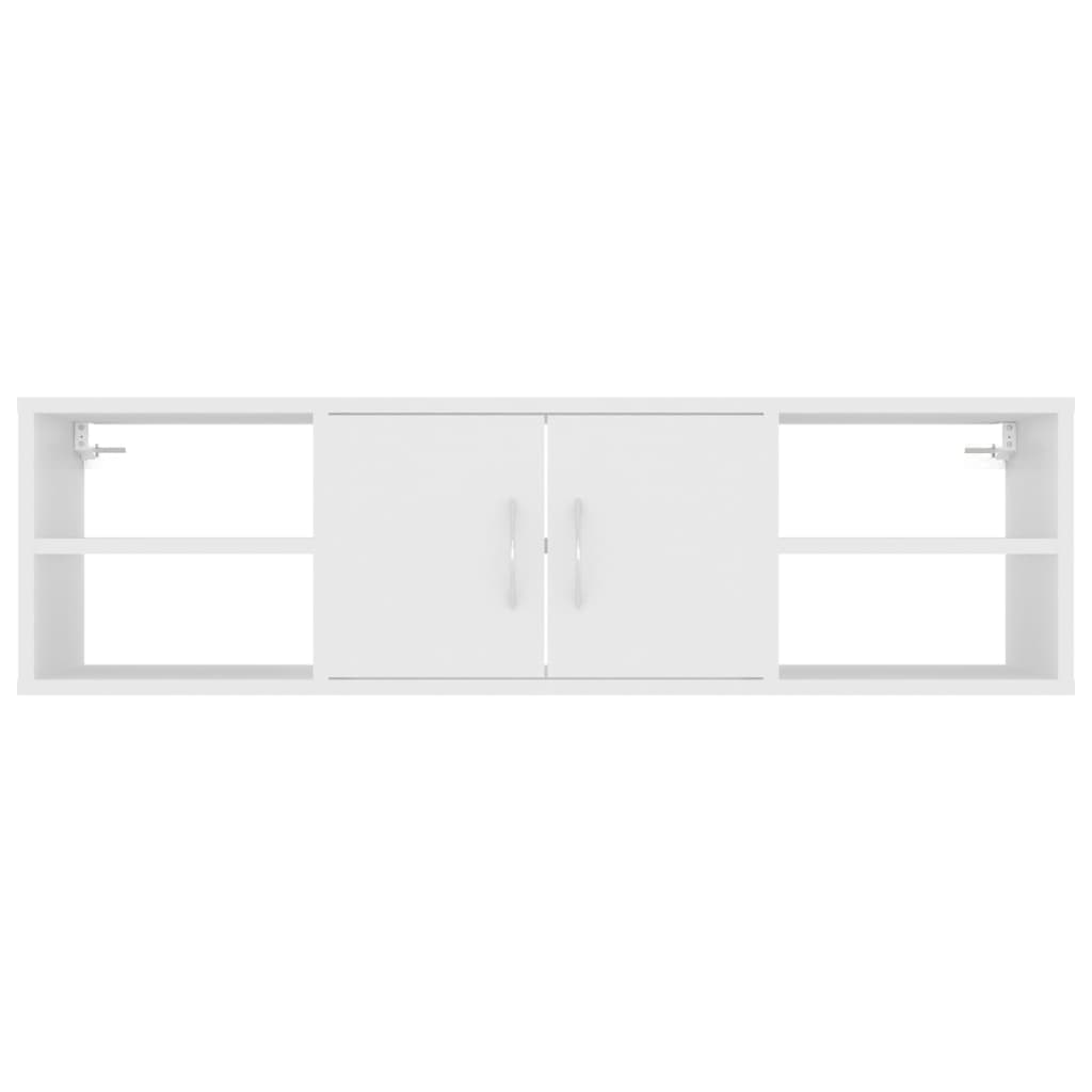 vidaXL Raft de perete, alb, 102x30x29 cm, PAL