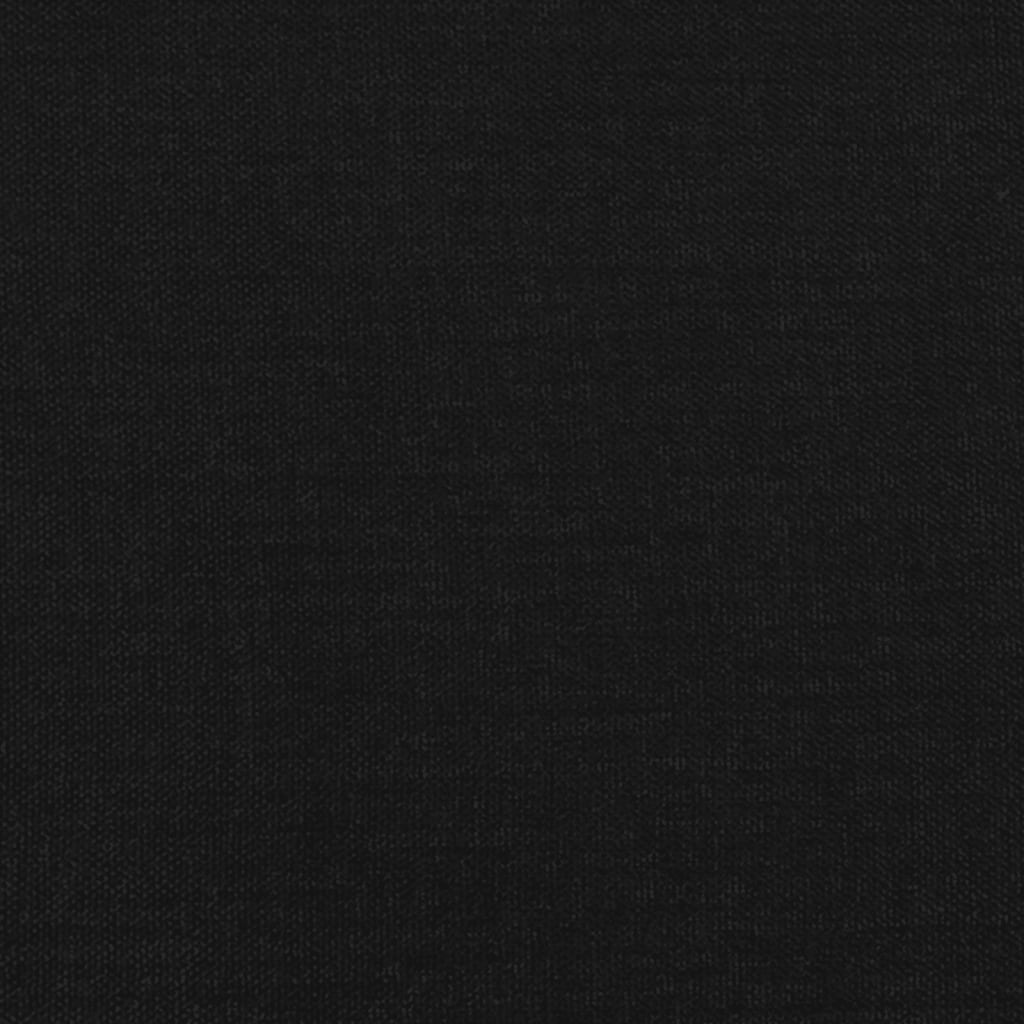 vidaXL Cadru de pat box spring, negru, 180x200 cm, textil