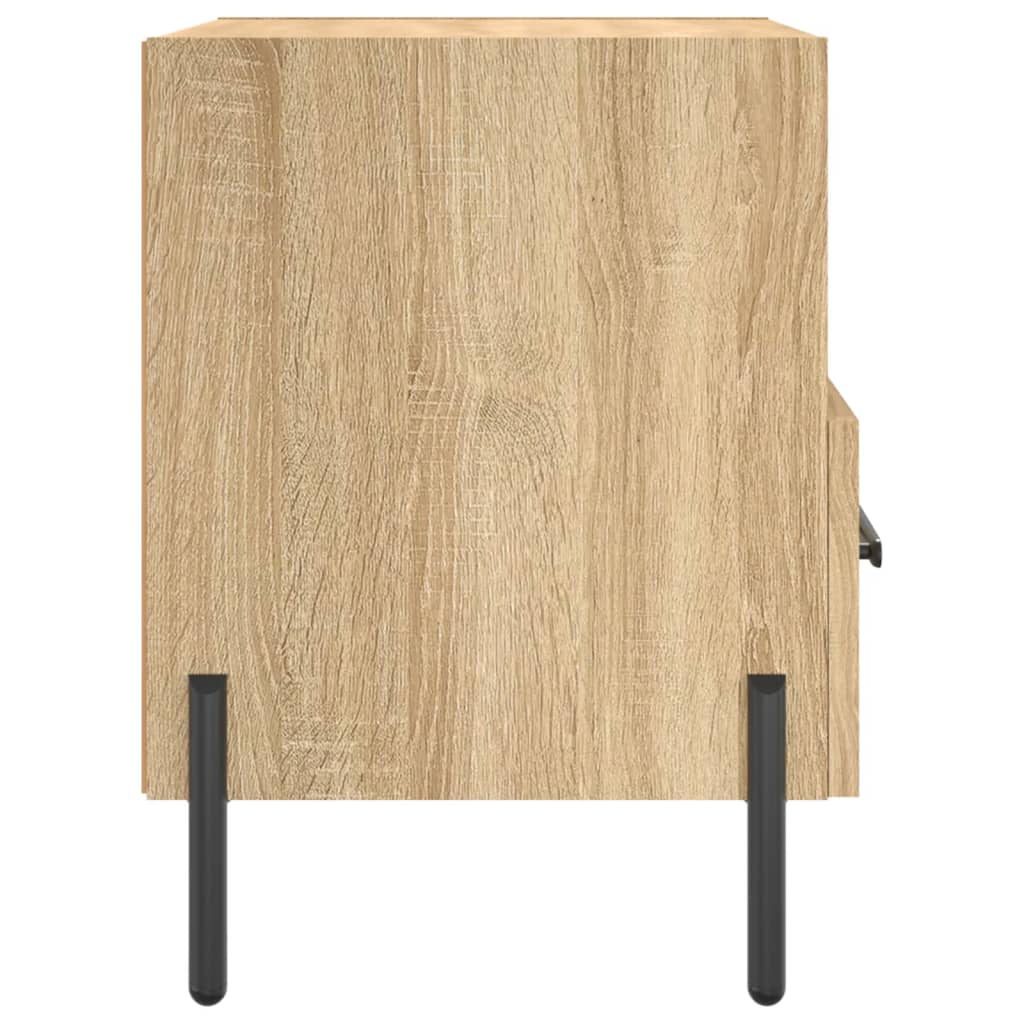 vidaXL Noptiere, 2 buc., stejar sonoma, 40x35x47,5 cm, lemn compozit