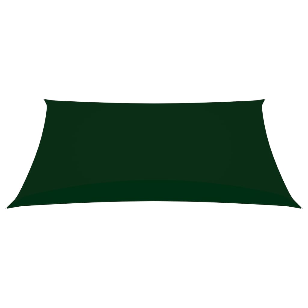 vidaXL Parasolar verde închis 2x4,5 m țesătură oxford dreptunghiular