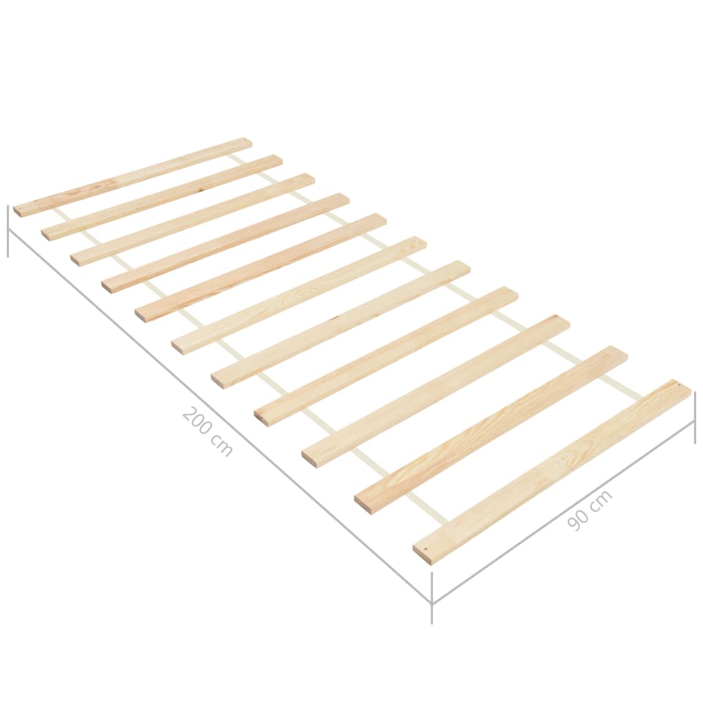 vidaXL Cadru de pat, 180 x 200 cm, lemn masiv de mango și de pin