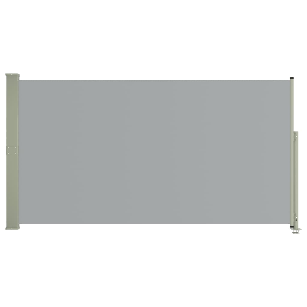 vidaXL Copertină laterală retractabilă de terasă, gri, 160x300 cm