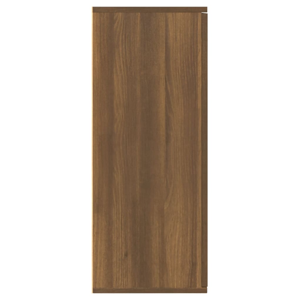 vidaXL Servantă, stejar maro, 105x30x75 cm, lemn compozit