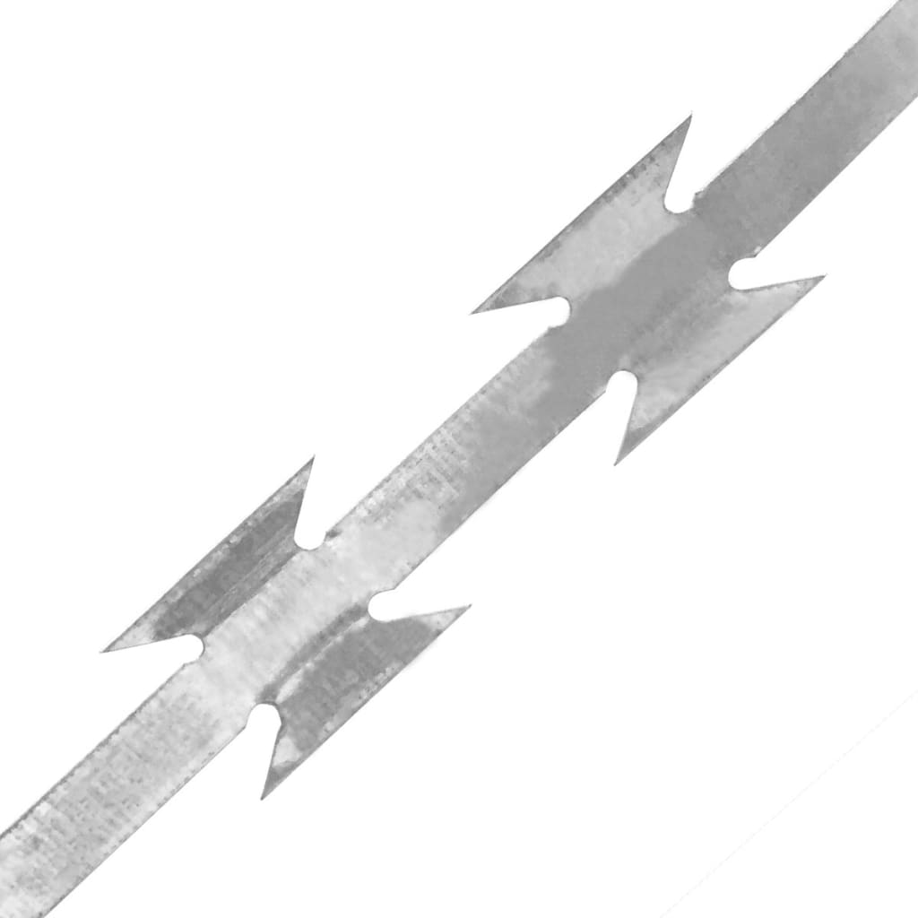vidaXL Sârmă ghimpată BTO-22 NATO, 2 buc., 100 m, oțel