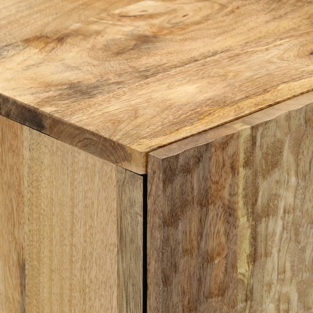 vidaXL Dulapuri laterale, 3 buc., 60x33x75 cm, lemn masiv de mango
