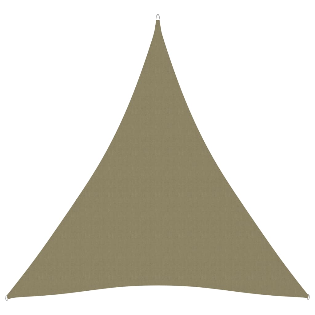 vidaXL Parasolar, bej, 5x6x6 m, țesătură oxford, triunghiular